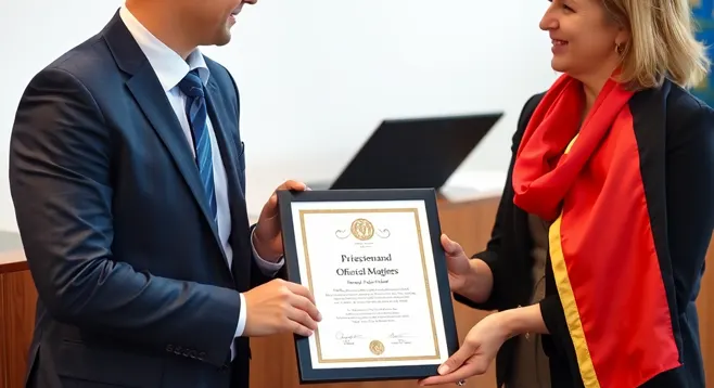 Final Recognition Certificate